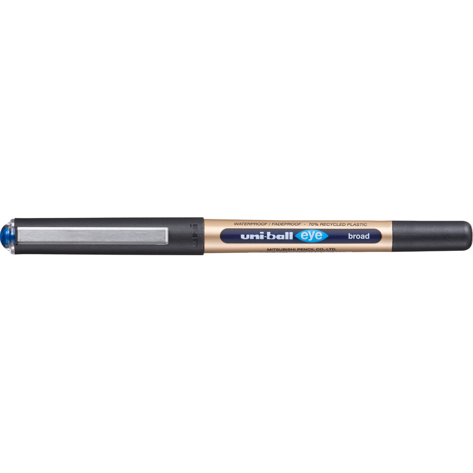 Tintenroller UB-150-10E eye broad - 0,65 mm, blau (dokumentenecht)