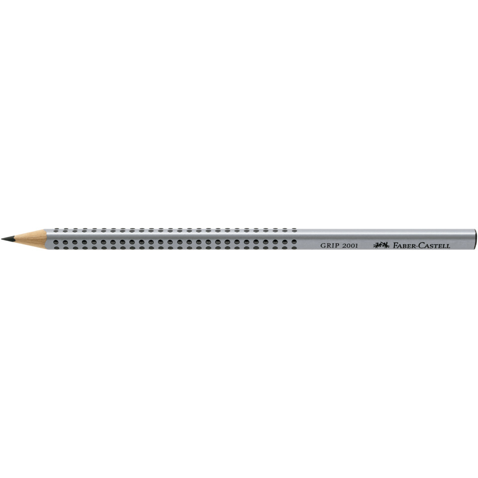 Bleistift GRIP 2001 - HB, silbergrau