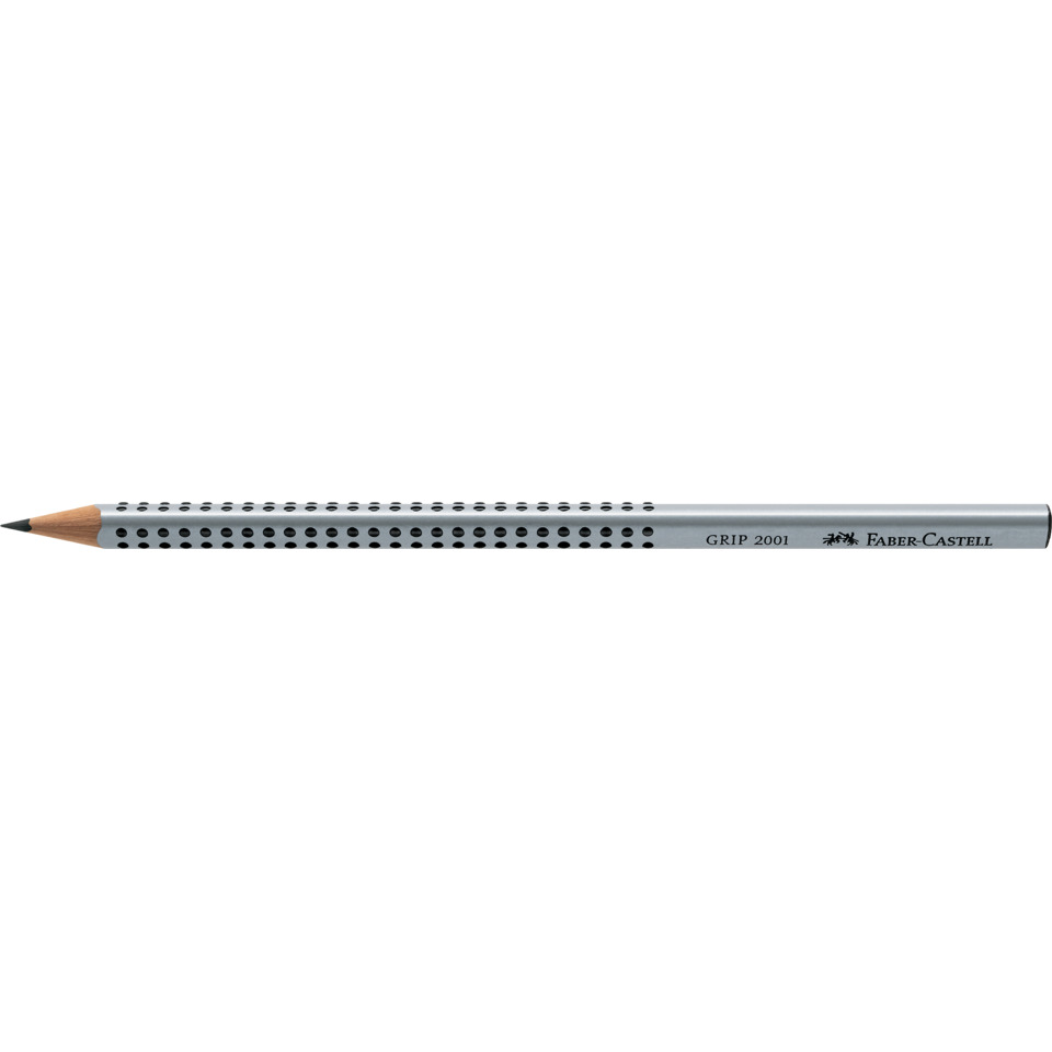 Bleistift GRIP 2001 - H, silbergrau