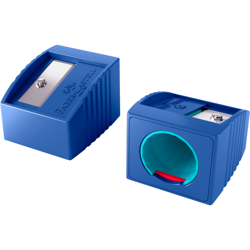 Bleistiftspitzer Grippy blau