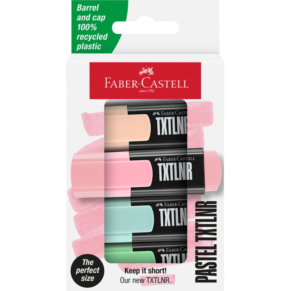 Textmarker TLMini Pastell 4er Kartonetui