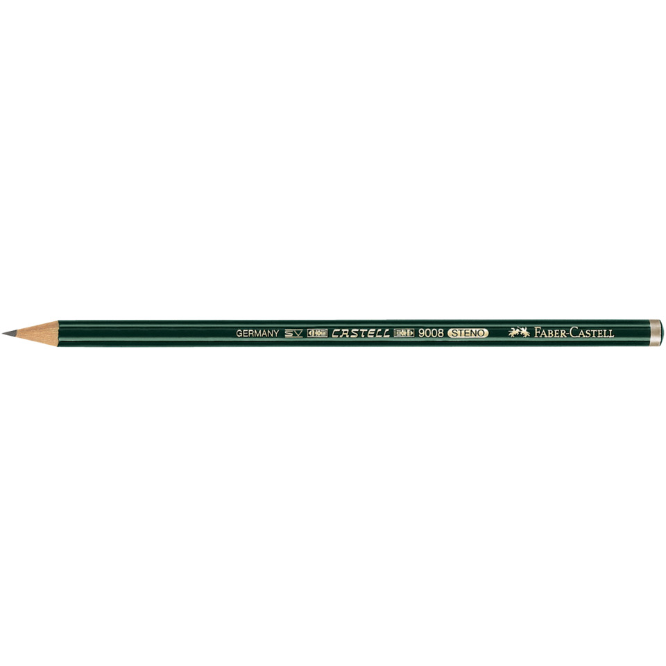Stenobleistift CASTELL® 9008 - 2B, dunkelgrün