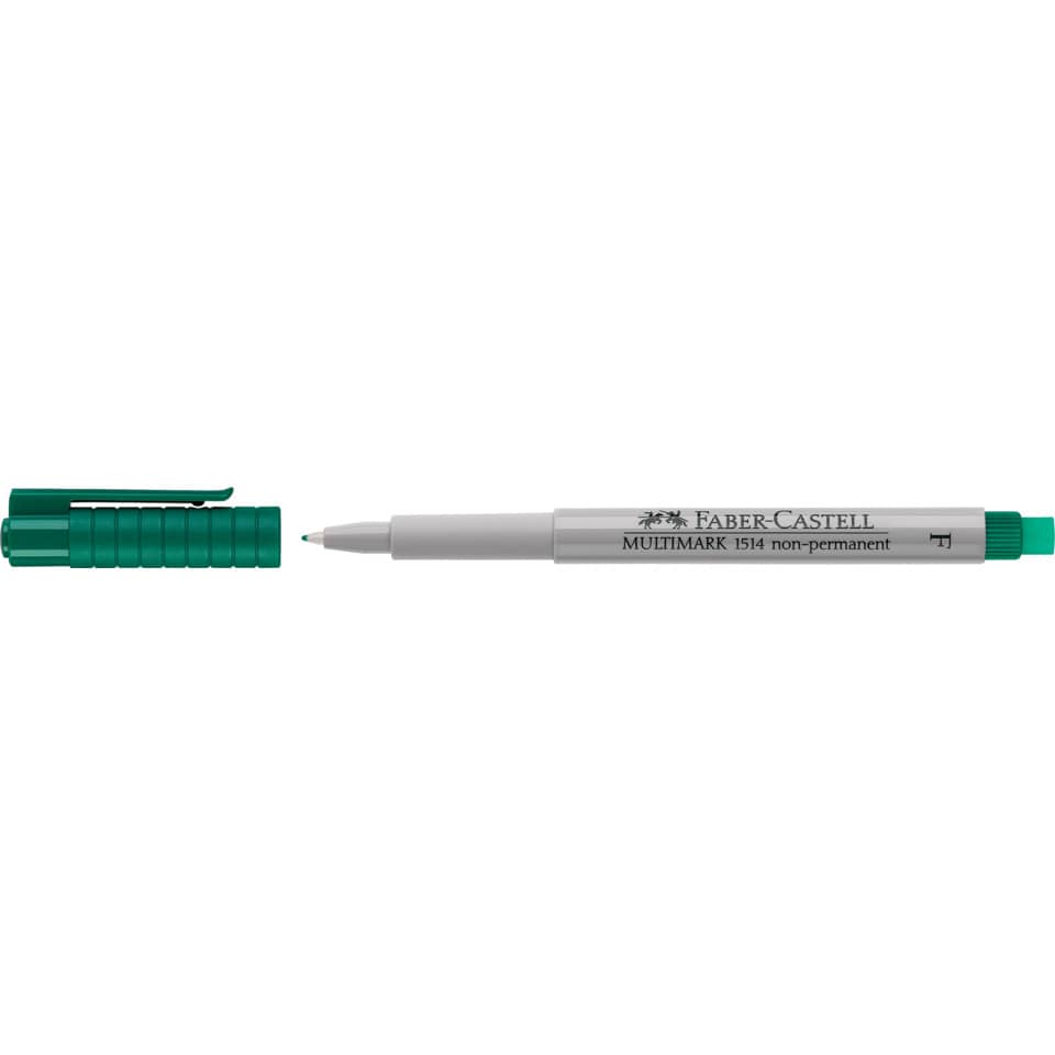 CD-Marker MULTIMARK - non-permanent, F, grün