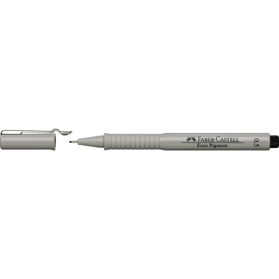 Tintenschreiber ECCO PIGMENT - 0,5 mm, schwarz, (dokumentenecht)