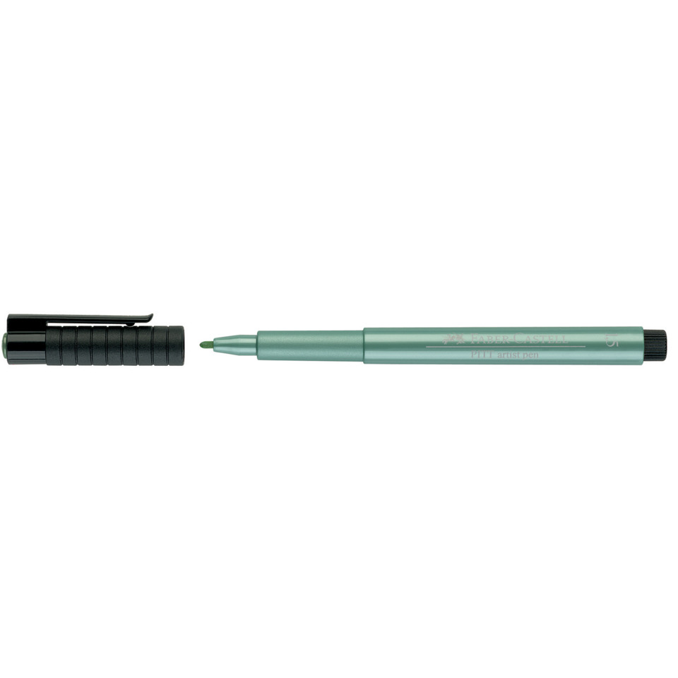 Tuschestift PITT® ARTIST PEN - 1,5 mm, grün-metallic