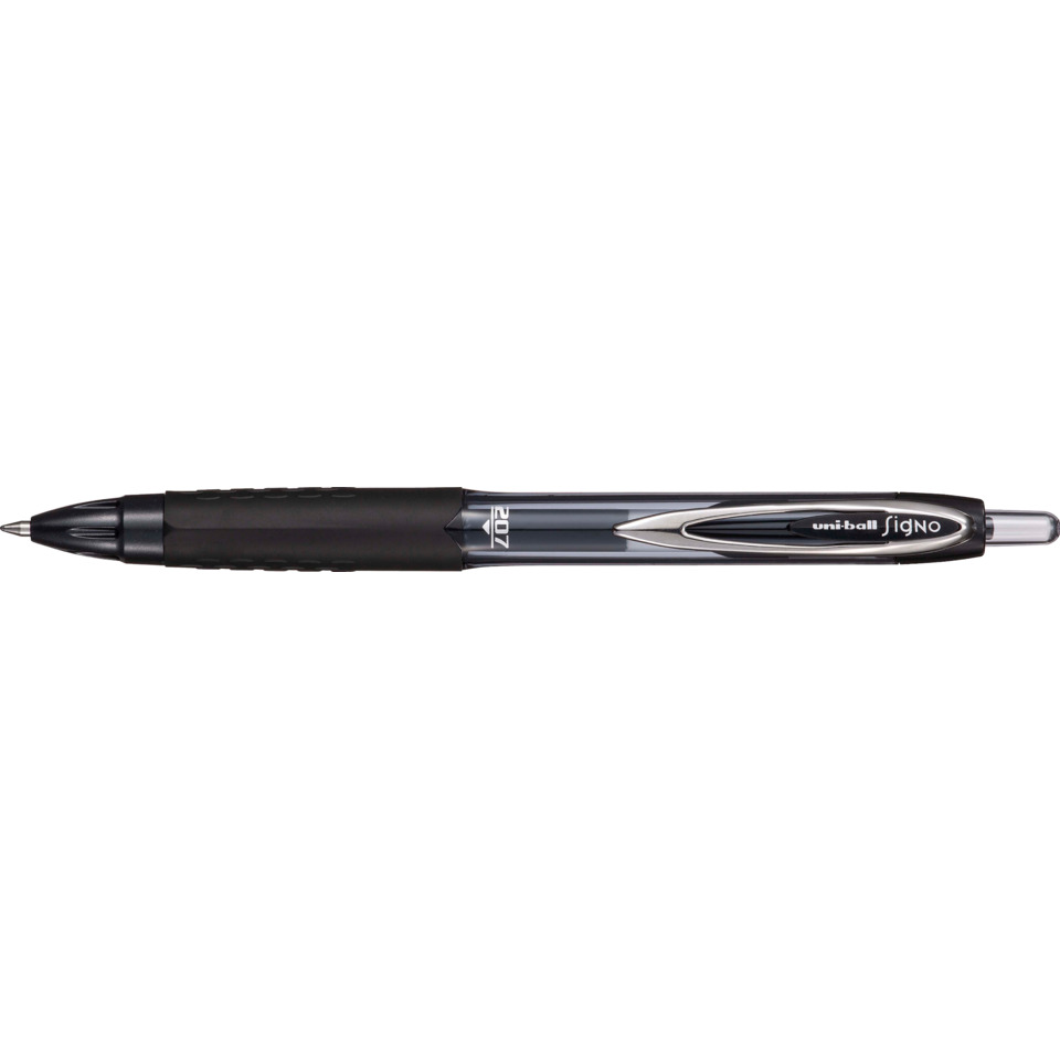 Gelroller Signo UMN-207 - 0,4 mm, schwarz (dokumentenecht)
