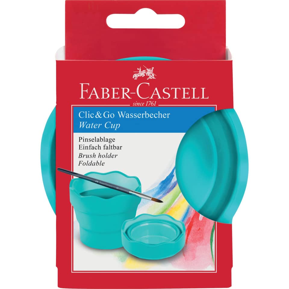 Wasserbecher CLIC & GO - türkis