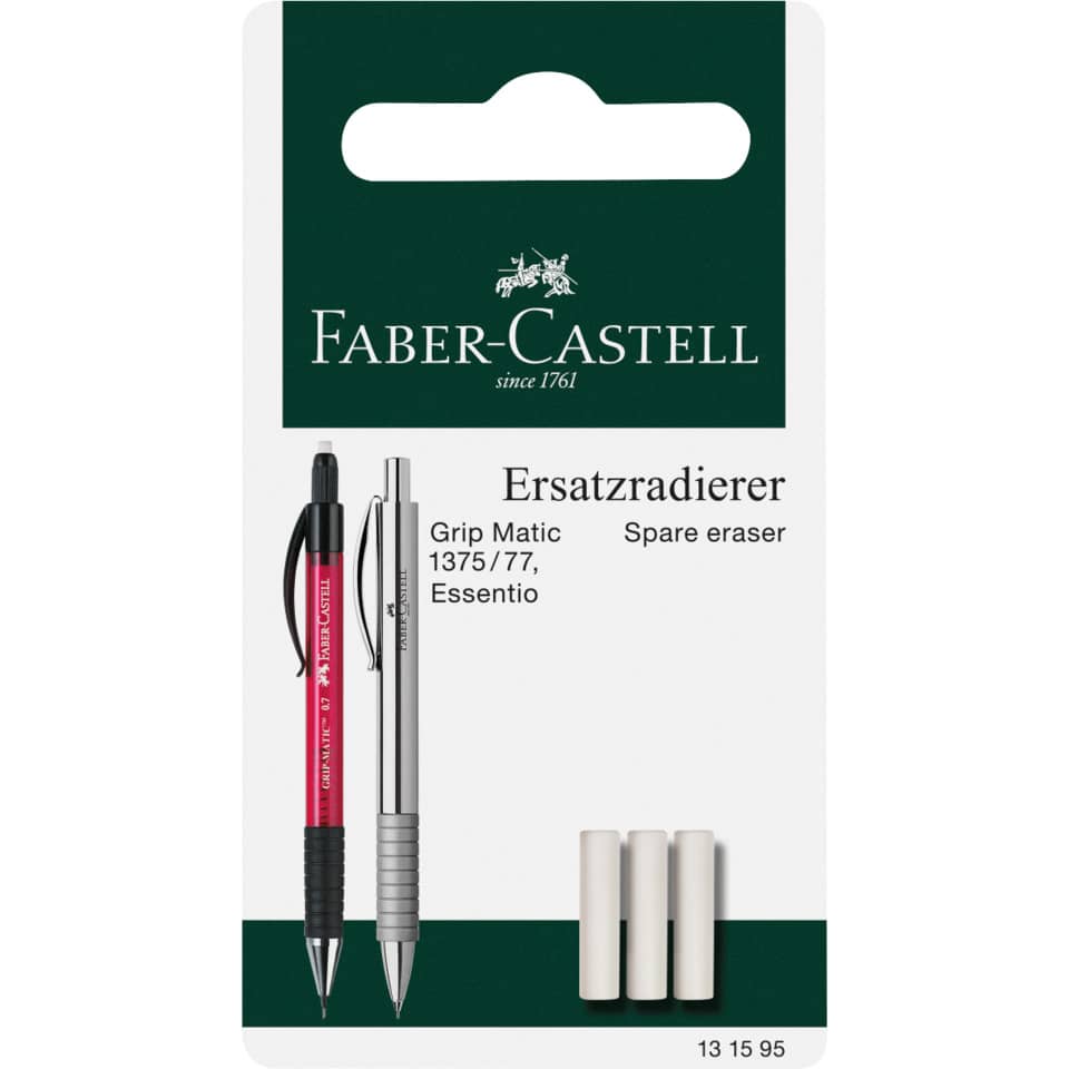 Ersatzradierer Druckbleistift GRIP MATIC, 3er Set