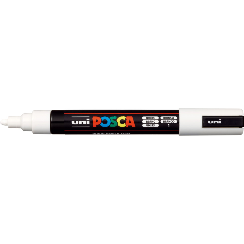 Marker - 1,8 - 2,5 mm, weiß