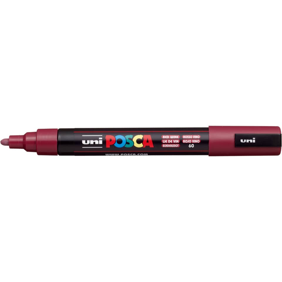 Marker - 1,8 - 2,5 mm, weinrot