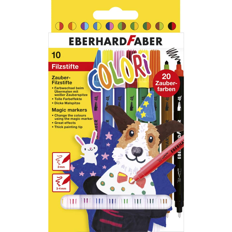 Zauber Marker Colori - 10er Kartonetui