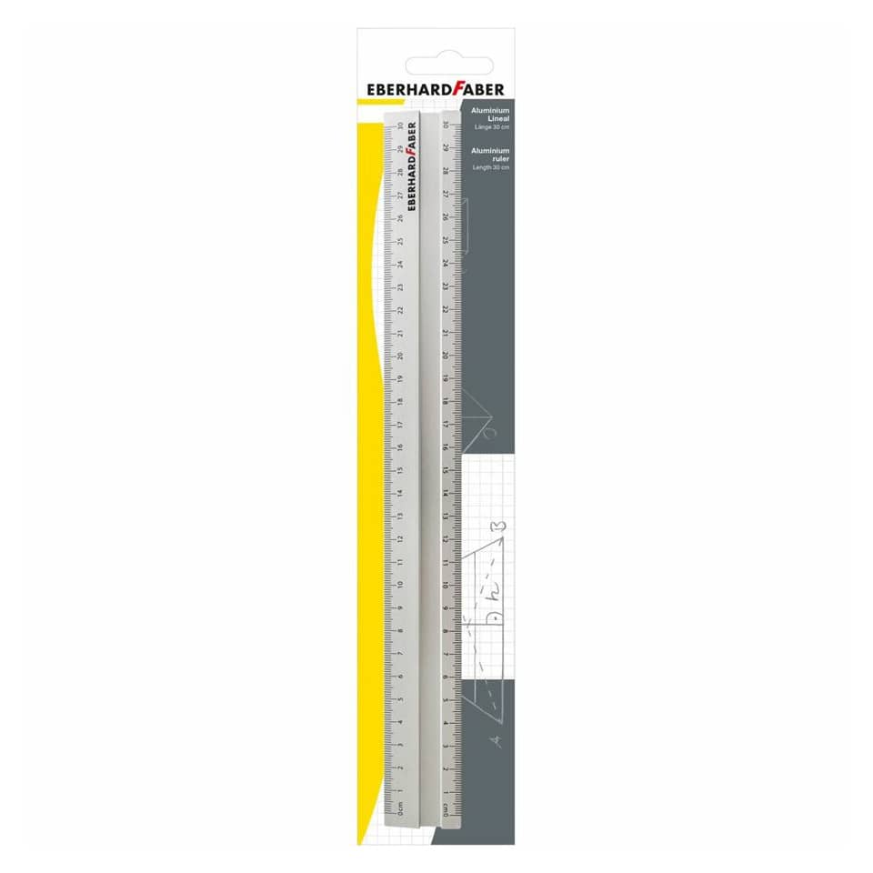 Aluminiumlineal - 30 cm