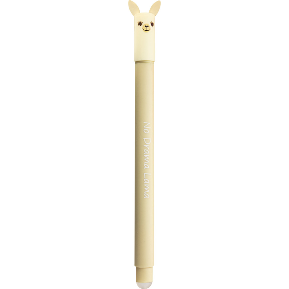 Gelschreiber Animal Erase It! Lama, 0,7 mm, radierbar, blau