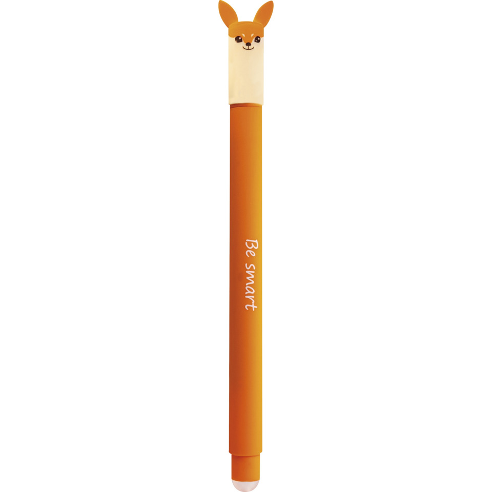Gelschreiber Animal Erase It! Fuchs, 0,7 mm, radierbar, blau