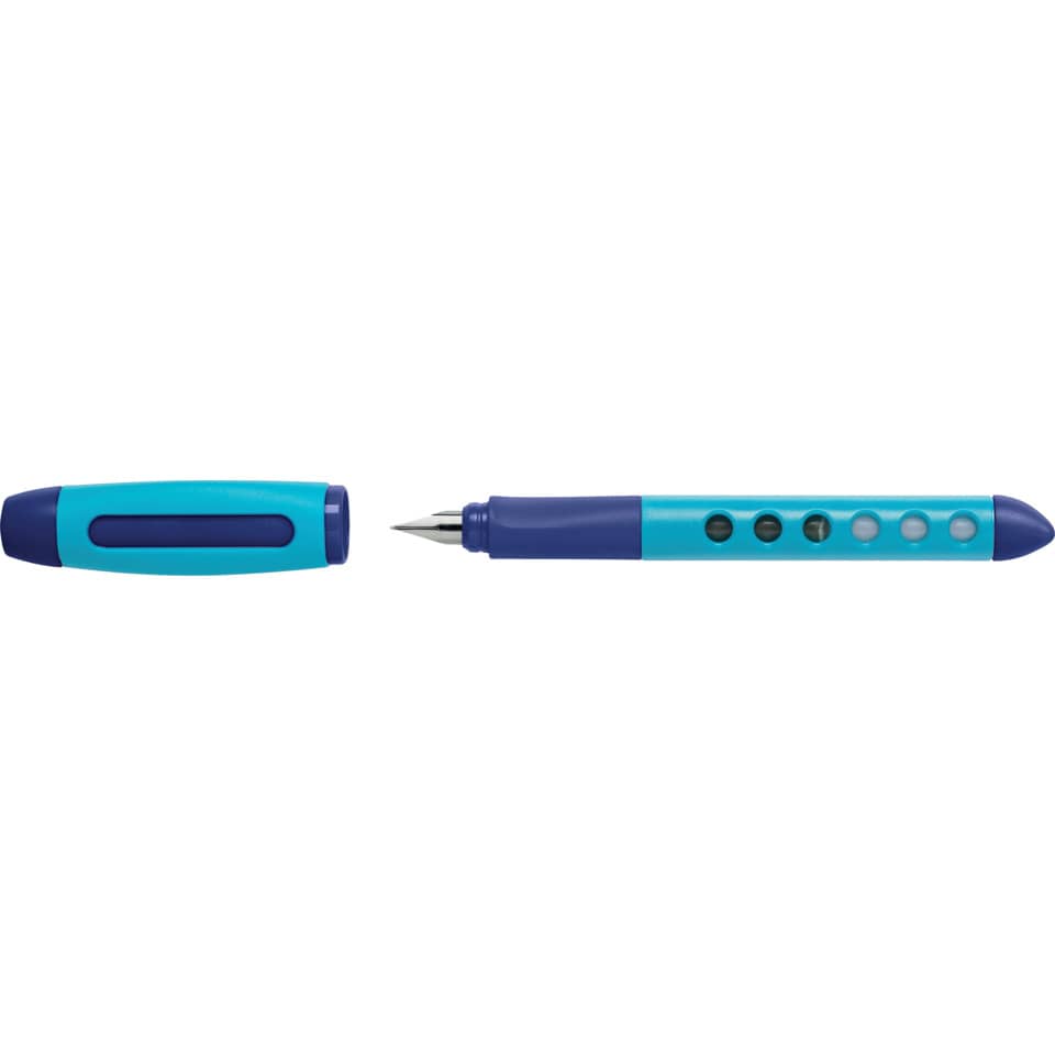 Schulfüller Scribolino - Rechtshänder, A, blau