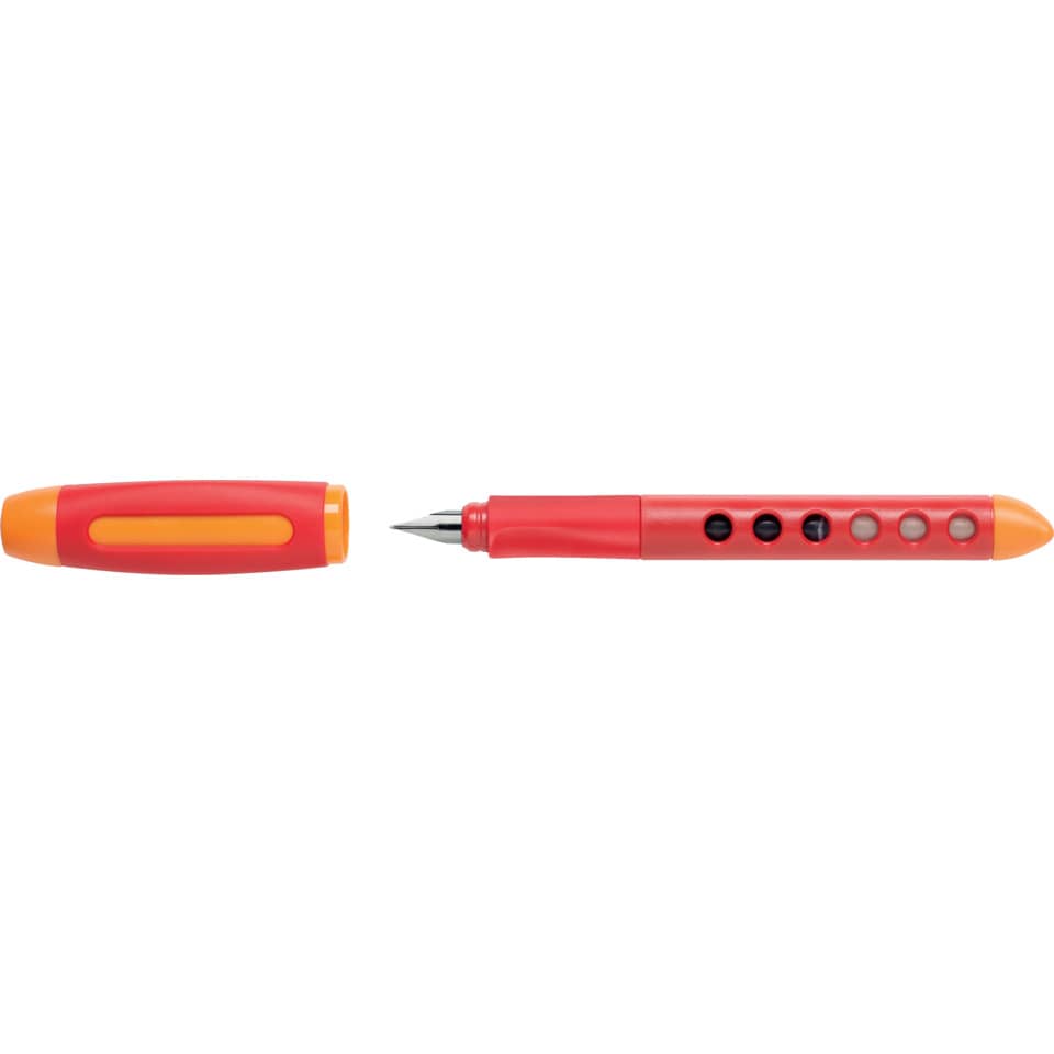 Schulfüller Scribolino - Linkshänder, L, rot