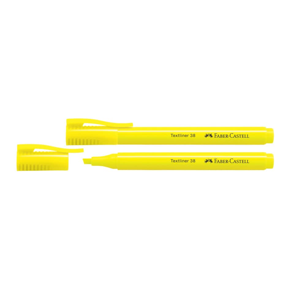 Textmarker 38 Stiftform - gelb