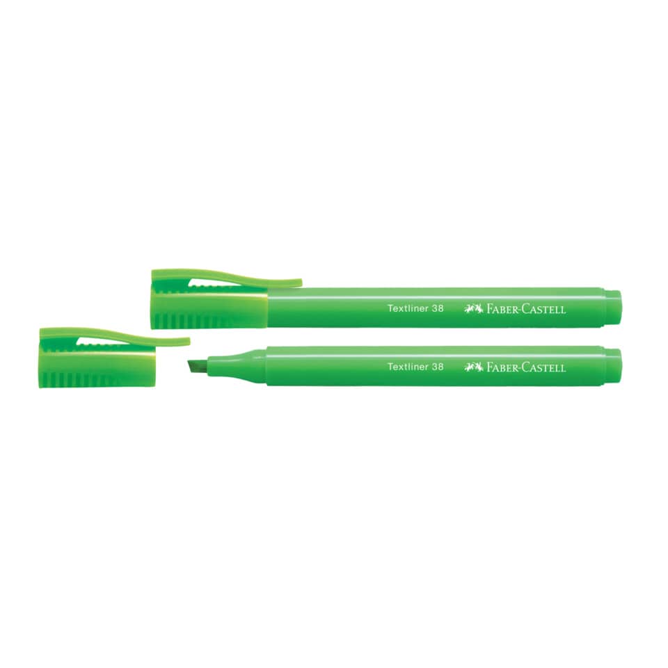 Textmarker 38 Stiftform - grün