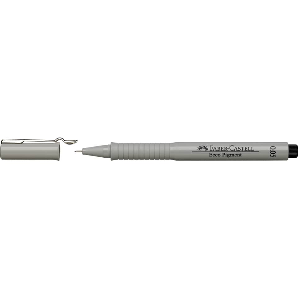 Tintenschreiber ECCO-PIGMENT - 0,05 mm, schwarz, (dokumentenecht)