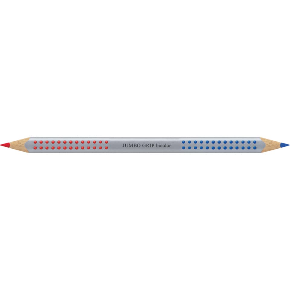 Silbentrennstift Jumbo Grip - rot/blau