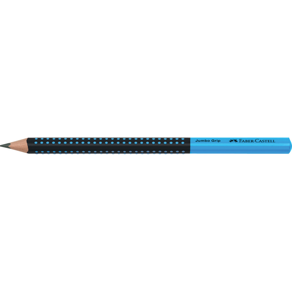 Bleistift Jumbo Grip, HB, schwarz/blau