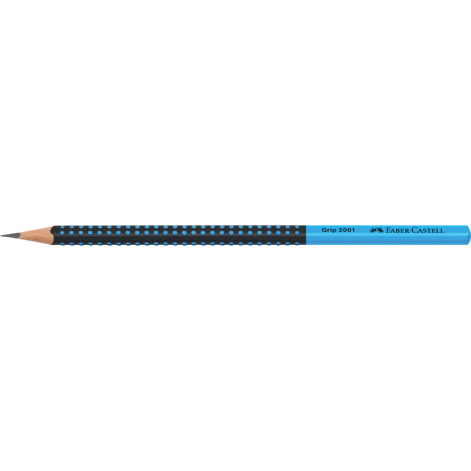 Bleistift Grip 2001 HB Two Tone, schwarz/blau