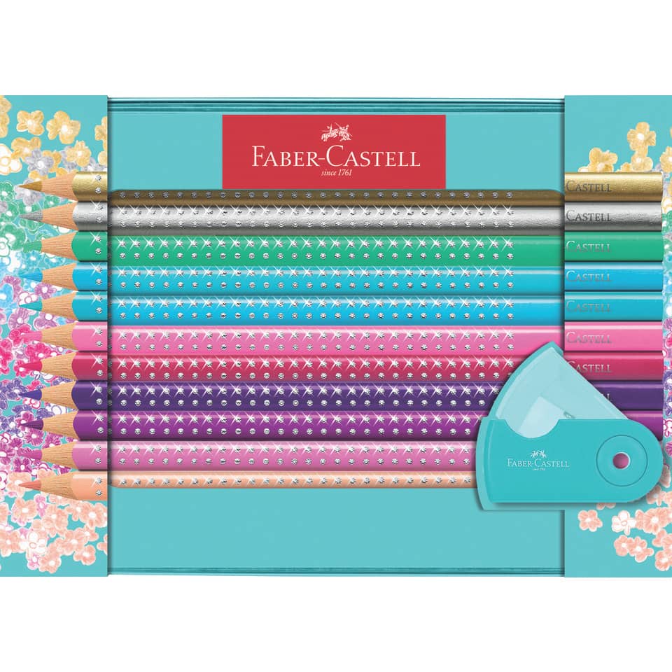 Geschenkset Sparkle - 20 Farben sortiert, Metalletui inkl. Spitzdose Mini