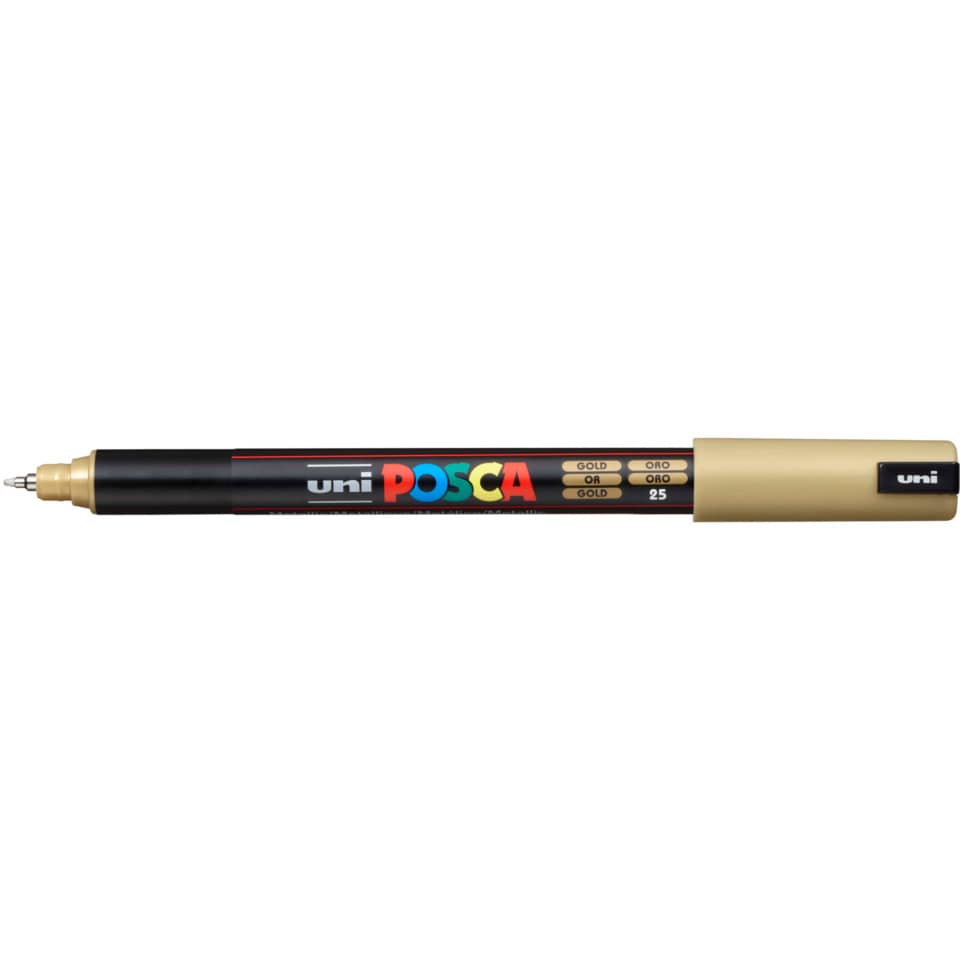 Marker - 0,7 mm, Spitze fein, gold