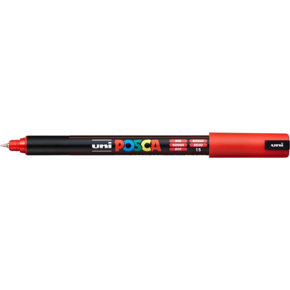 Marker - 0,7 mm, Spitze fein, rot
