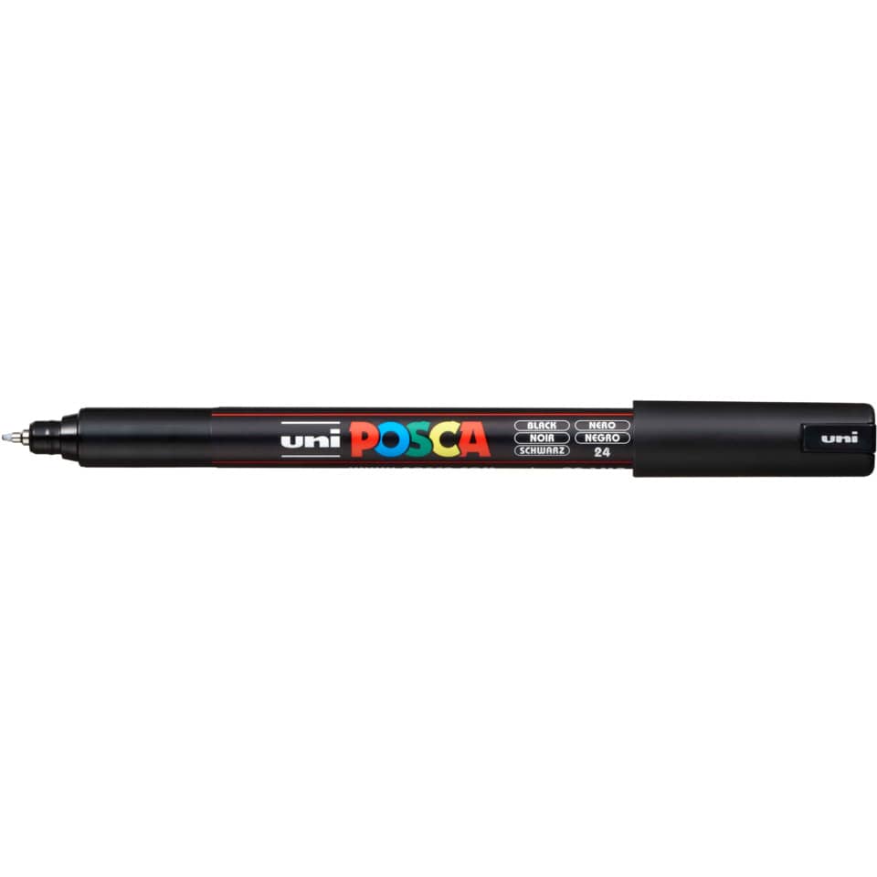 Marker - 0,7 mm, Spitze fein, schwarz