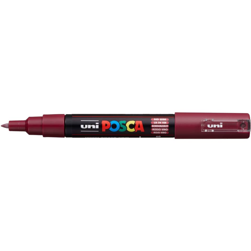 Marker - 0,7 mm, weinrot