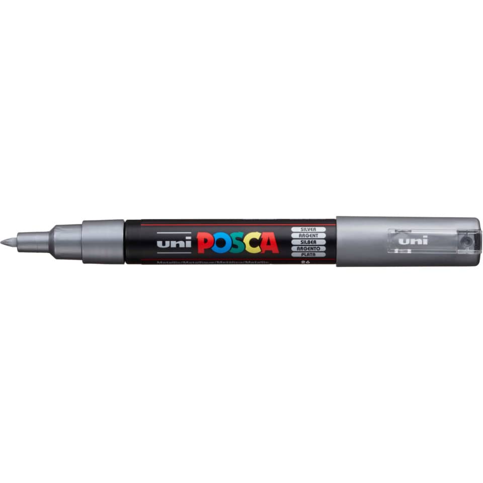 Marker - 0,7 mm, silber