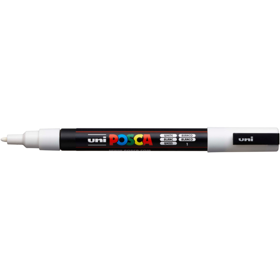 Marker - 0,9 - 1,3 mm, weiß