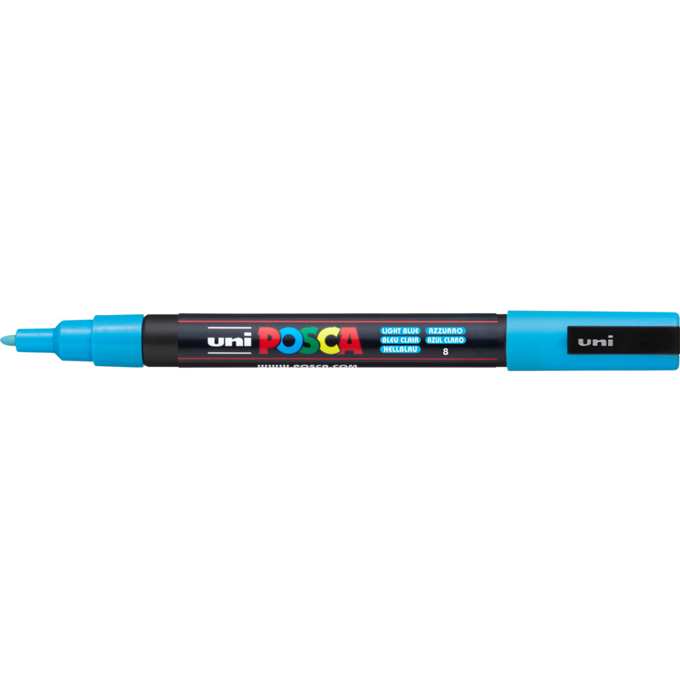 Marker - 0,9 - 1,3 mm, hellblau