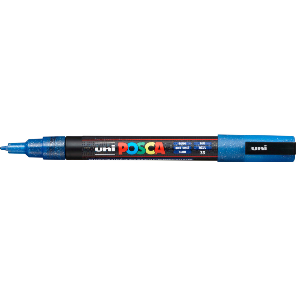 Marker - 0,9 - 1,3 mm, Glitter dunkelblau