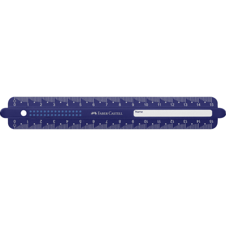 Lineal Dots - 15 cm, sortiert