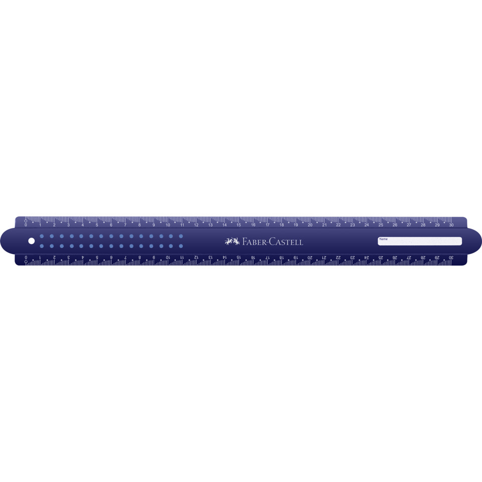 Lineal Dots - 30 cm, sortiert
