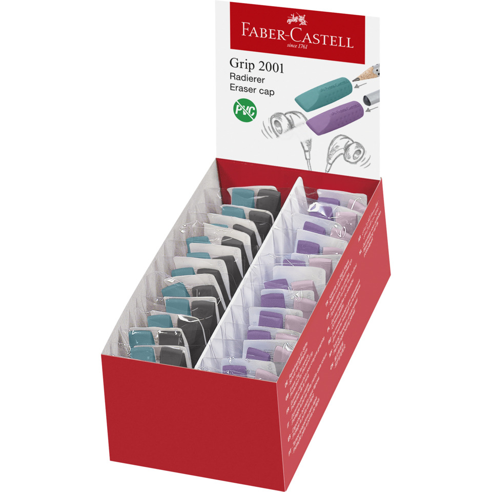 Radierer Eraser Cap RollOn Grip 2001, sortiert