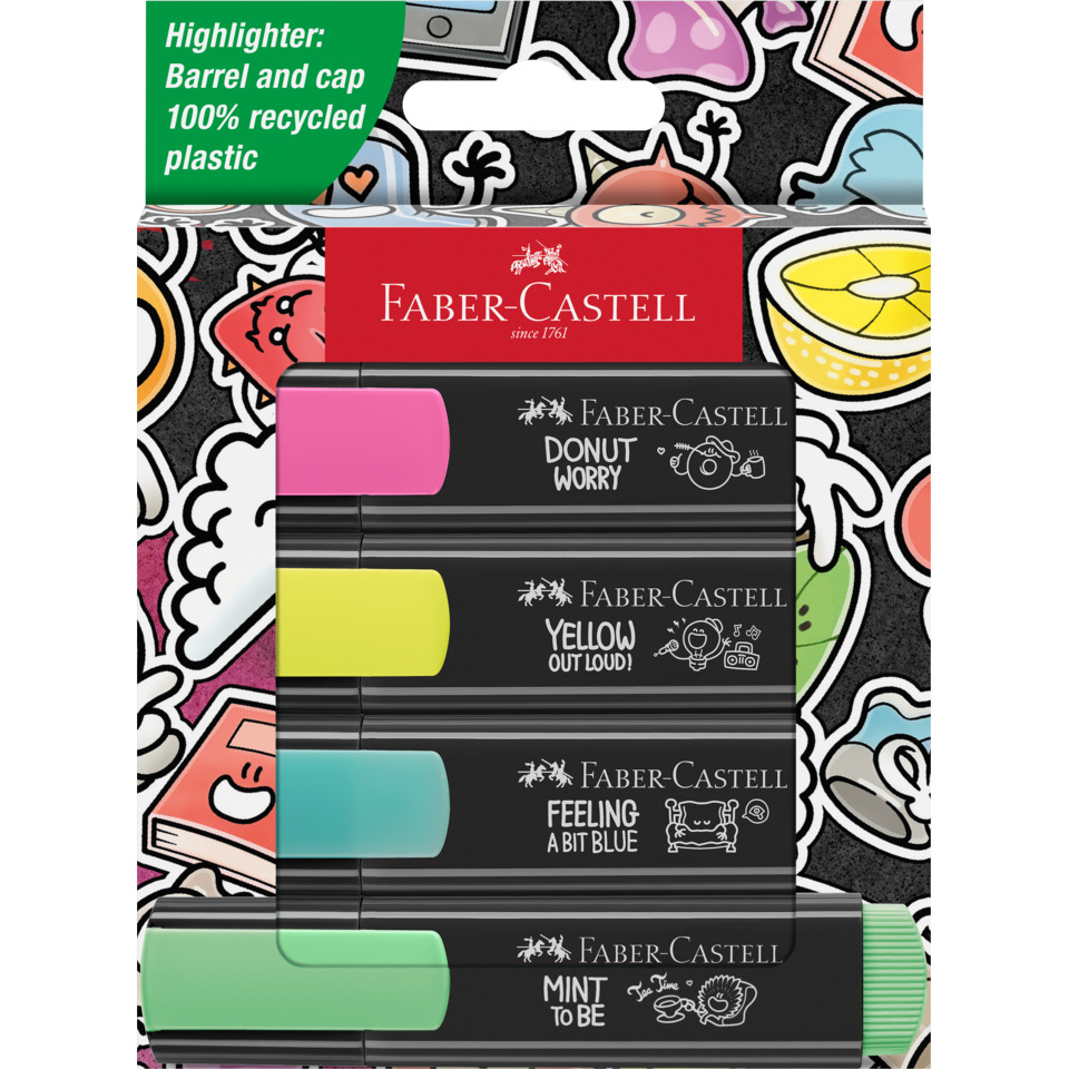 Textmarker TL Graffiti Kartonetui 4er