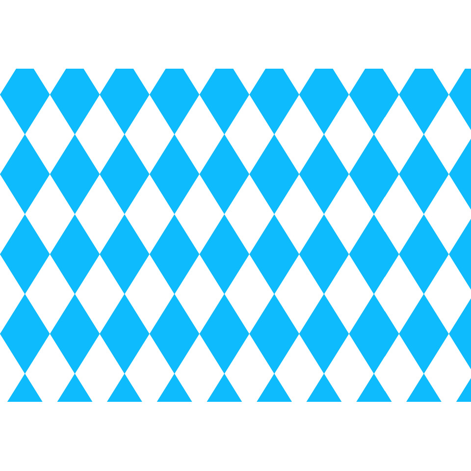Geschenkpapierrolle Bayernraute, 70 x 200 cm, blau/weiß