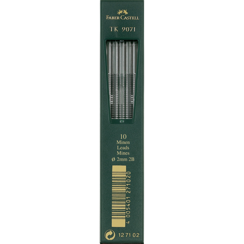 Fallmine TK® für Fallminenstift - 2 mm, 2B, schwarz