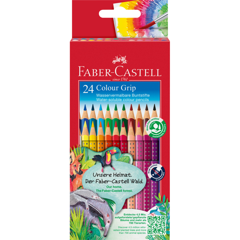 Buntstift Colour GRIP - 24 Farben, Kartonetui