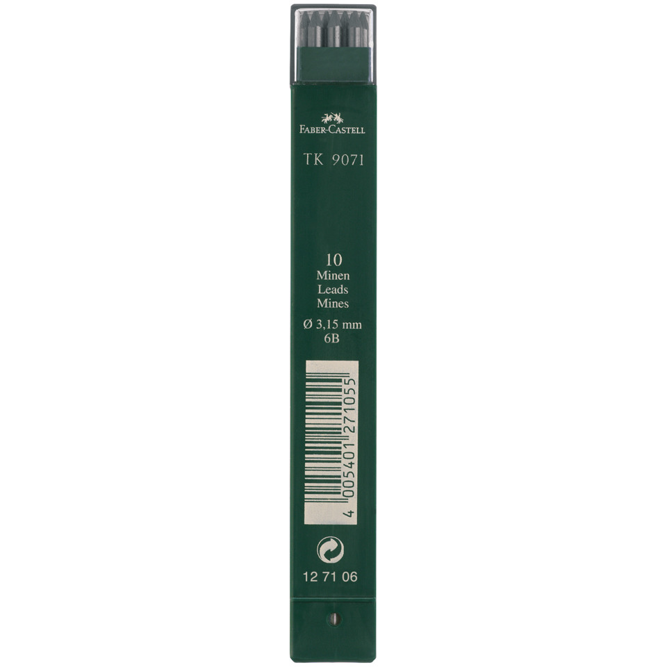 Fallmine TK® für Fallminenstift - 3,15 mm, 6B, schwarz