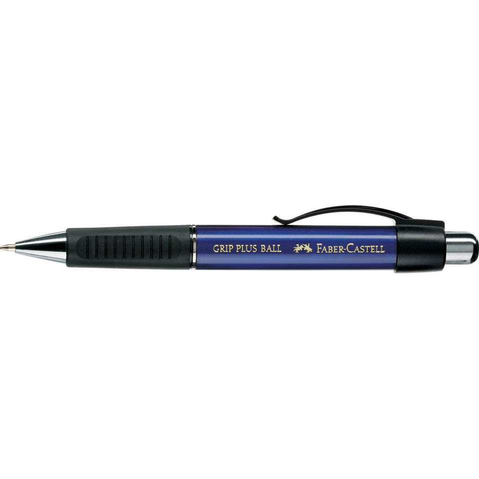 Kugelschreiber GRIP PLUS BALL - 0,5 mm, metallic-blau