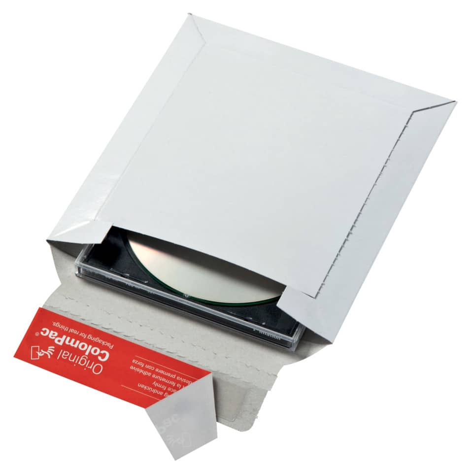 Medienversandverpackung aus stabiler Vollpappe