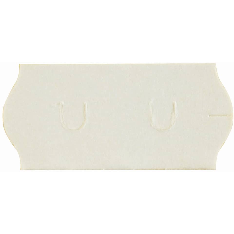 Preisauszeichner Etikettenrolle - 26x12 mm, permanent, weiß