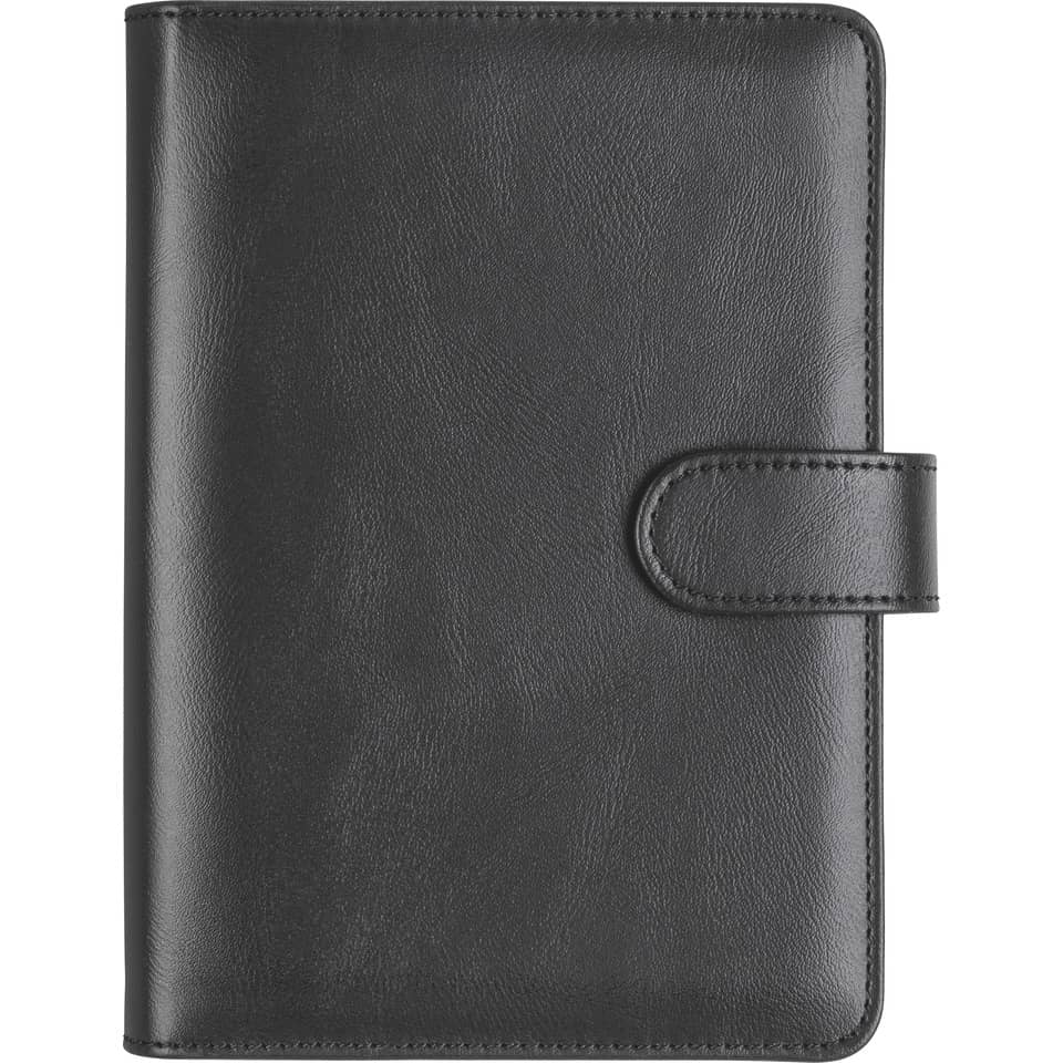 Ringbuch Timing 2 - Zeitplaner A6, Kunststoff, schwarz