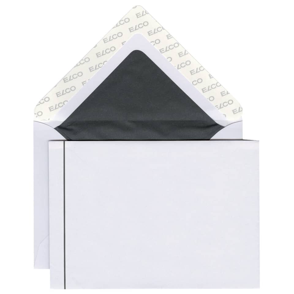 Briefumschlag Deuil - C6, hochweiß, gummiert, ohne Fenster, 100 g/qm, 25 Stück