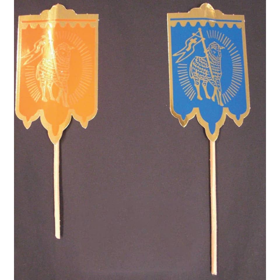 Osterfahnen, 60x100mm, farbig bedruckt