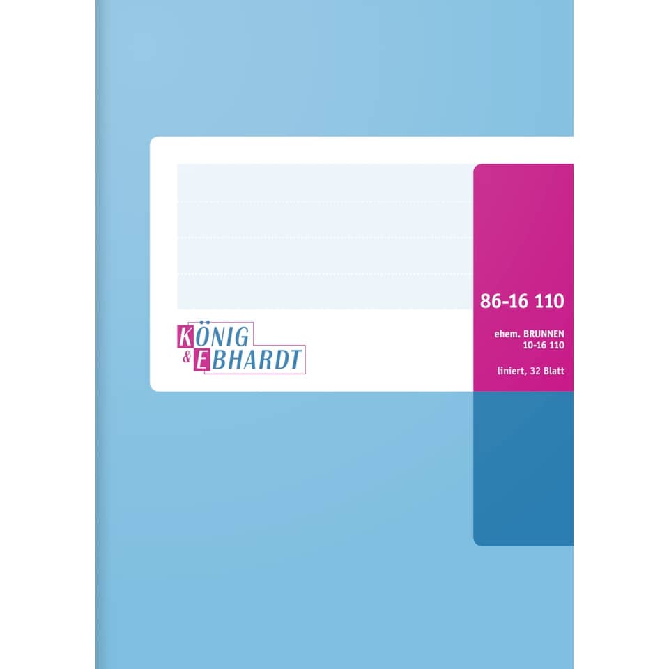 Geschäftsbuch - A6, liniert, 32 Blatt